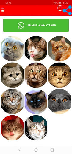 New Funny Cat Stickers For WhatsApp WAStickerApps screenshot 5