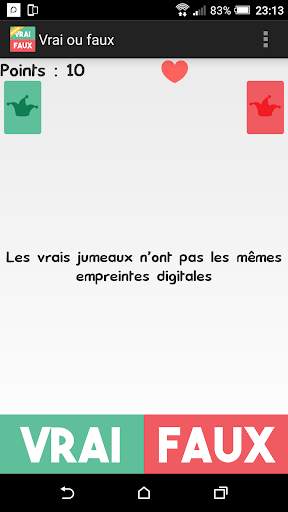 Vrai ou Faux ? screenshot 8