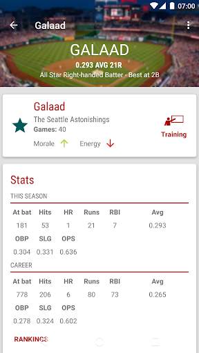 Baseball Legends Manager 2017 screenshot 3