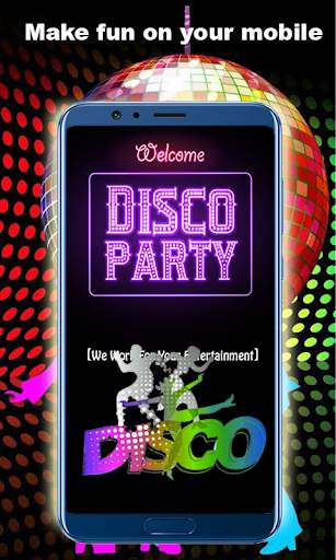 Disco Light,(Disco Music lazier strobo Flash Light screenshot 2