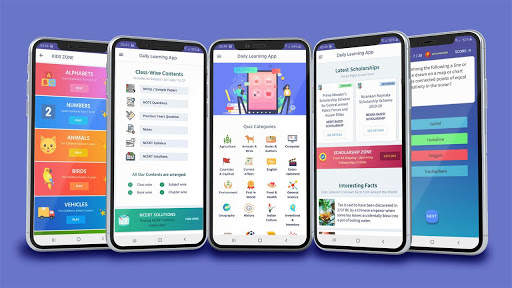 Daily Learning App- Quiz,Facts, NCERT, Scholarship screenshot 1