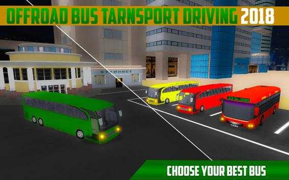 OffRoad Bus Transport Driving 2018 screenshot 10