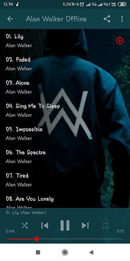 Alan Walker - Lily Music Mp3 screenshot 4