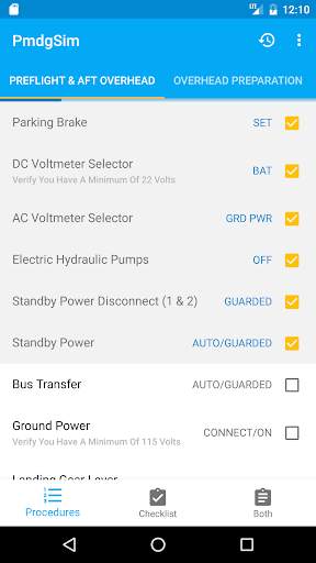 PmdgSim: Boeing 737 Checklist and Procedures screenshot 2