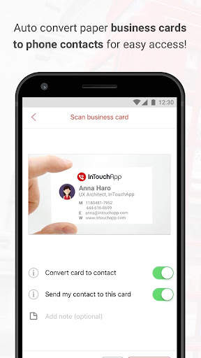 InTouch Contacts: CallerID, Tr screenshot 2