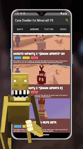 Cave Dweller for Minecraft PE screenshot 2