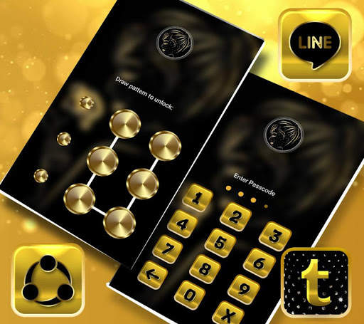 Golden Girl Launcher Theme screenshot 6