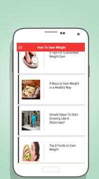 How To Gain Weight screenshot 3