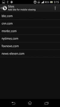 Tint Browser Mobile View addon screenshot 3