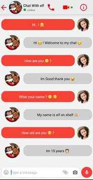 fake call and chat with Elf - prank screenshot 2