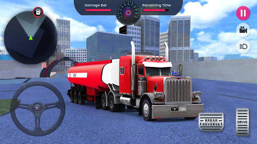 Oil Tanker Transporter Truck Driving Simulator screenshot 8