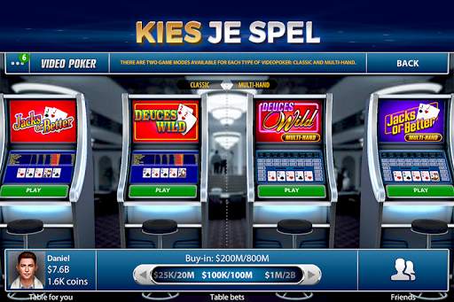 Video Poker van Pokerist screenshot 4