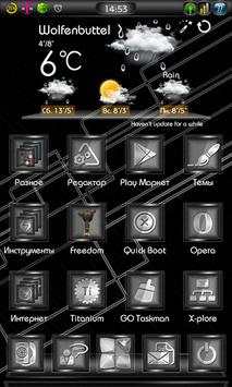 Next Launcher 3D Theme Stun-BW screenshot 4