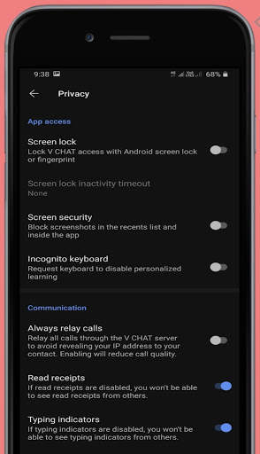 V CHAT screenshot 2