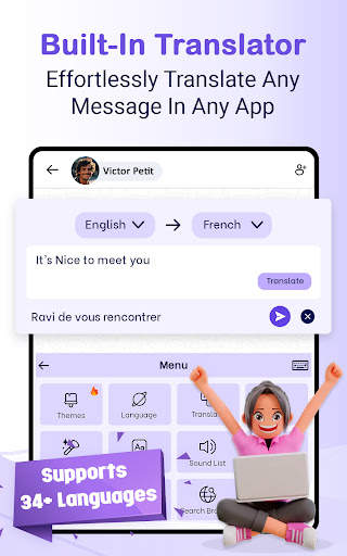 Photo Keyboard themes, Font screenshot 10