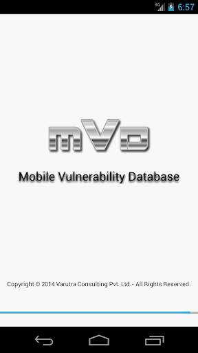 Mobile Vulnerability Db - MVD screenshot 1