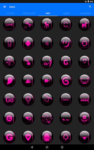 Pink Glass Orb Icon Pack скриншот 21