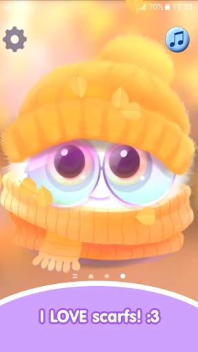 Fluffy Peach Live Wallpaper screenshot 3