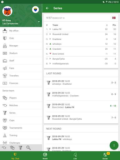 Hattrick Football Manager Game screenshot 15