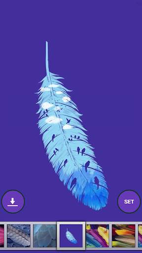 Feather wallpaper screenshot 1