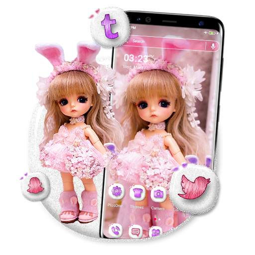 Fashion Doll Launcher Theme 1.0