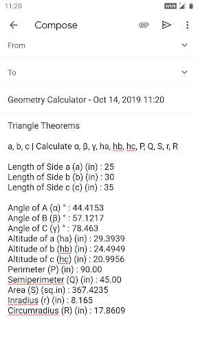 Geometry Calculator скриншот 8
