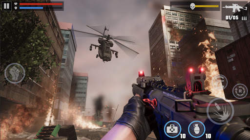 ZOMBIE FIRE 3D: Offline Game screenshot 2