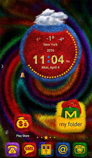 TSF NEXT ADW NOVA LAUNCHER FUZZY THEME screenshot 1