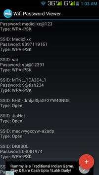 Wifi Password Viewer screenshot 1