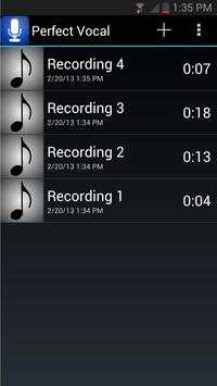 Perfect Vocal Free screenshot 1