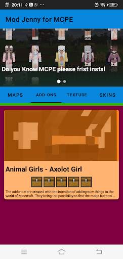 Mod Jenny for MCPE screenshot 2