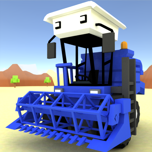 Blocky Farm Racing &amp; Simulator icon