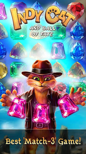 Indy Cat: Match 3 Adventure 8 تصوير الشاشة