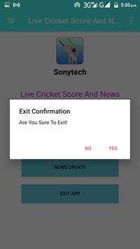 Live Cricket Score Schedule & News With AutoUpdate screenshot 8