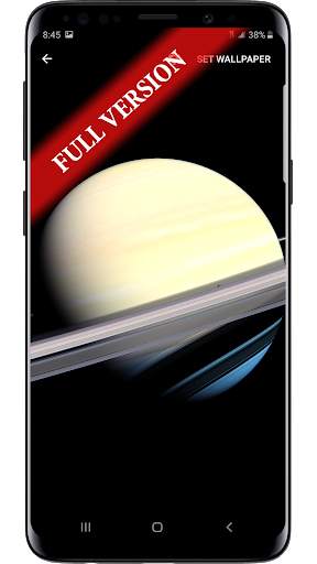 Planet Saturn Parallax 3D Live Wallpaper screenshot 8