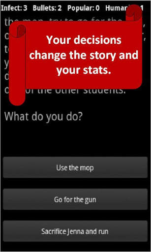 Zombie High: Choices Game RPG screenshot 2