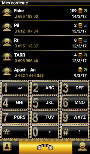 PP THEME PIXELPHONE GOLD DIAMONDS screenshot 1