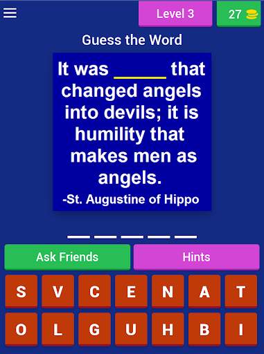 Saint Quotes (Catholic Game) screenshot 7