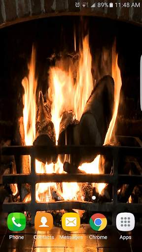 Yule Log Live Wallpaper screenshot 1