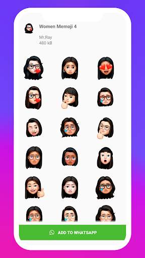 Memoji Stickers - WAStickers screenshot 5
