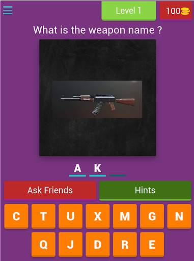 Pubg Mobile:weapons name quiz screenshot 19