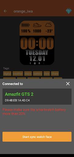 Amazfit GTS 2 - Watch Face screenshot 7