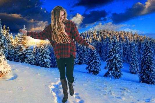 Snowfall Photo Frames screenshot 2