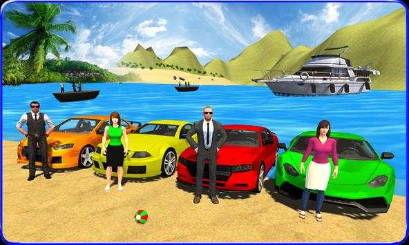 Water Surfing Car Racing 3D screenshot 1