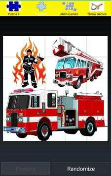 Free Kids Fire Engine Games screenshot 3