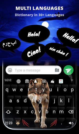 Lone Wolf Wallpaper and Custom Keyboard screenshot 4