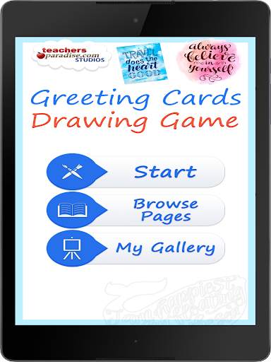 Greeting Cards Drawing Game screenshot 3