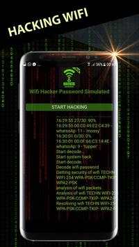 Wifi Hacker Password Simulated screenshot 3