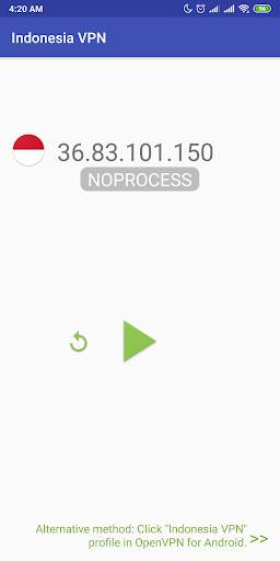 Indonesia VPN - for OpenVPN screenshot 1