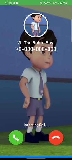 Vir The Robot Boy Video Call screenshot 5